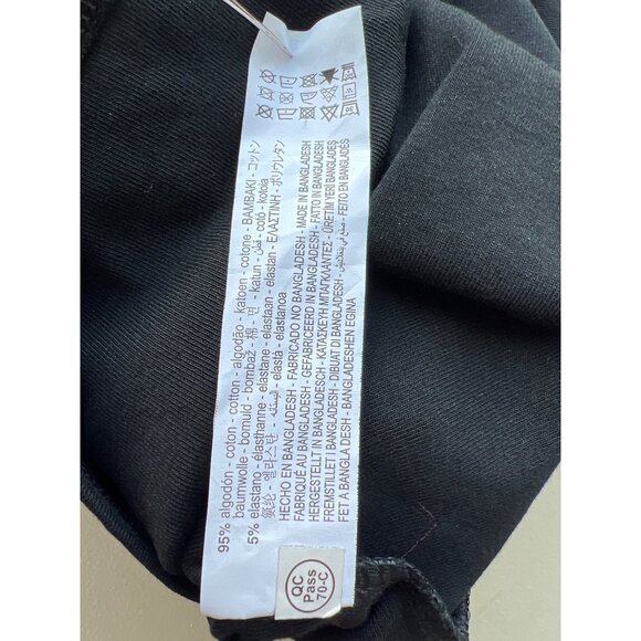 Zara Mini Dress Size Small Knot Front Black Stretch Cotton Blend Revenge Dress - Picture 8 of 11